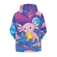 thumbnail image 2 of chaqlin Cute Hoodies for Teen Girls Trendy Axolotl Zip up Hoodie Cute Long Sleeve Sweatshirts Lightweight Loose Fit Hooded Jacket with Pockets Fall Winter Clothes, 2 of 7