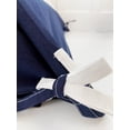 thumbnail image 3 of Play Tent Canopy Bed in Navy Blue and White Stripe Canvas WITH Doors, 3 of 16