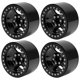 thumbnail image 2 of Llantas de rueda RC de 4 piezas cubo de rueda Beadlock de aleación de aluminio con ruedas de oruga livianas de cinco radios compatibles con Axial para SCX10 90046 RC Car ANGGREK Otros, 2 of 8