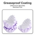 thumbnail image 4 of 50 Pcs Cupcake Liners, Muffins Paper Baking Cups Wrappers Standard Greaseproof, Purple, 4 of 6