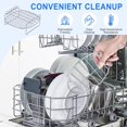 thumbnail image 5 of 2 Pcs Air Fryer Accessories, 7 Inch Multi-Function Double Layer Rack with Skewer, Air Fryer Racks with 4 Barbecue Sticks for All Brands of Air Fryer, 5 of 5
