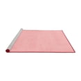 thumbnail image 2 of Ahgly Company Machine Washable Indoor Round Solid Red Modern Area Rugs, 7' Round, 2 of 4