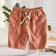 thumbnail image 1 of Ceisia Men's Relaxed Linen Minimalist Gift Casual Shorts Breathable Cuffed Hem Multi-Color, 1 of 3