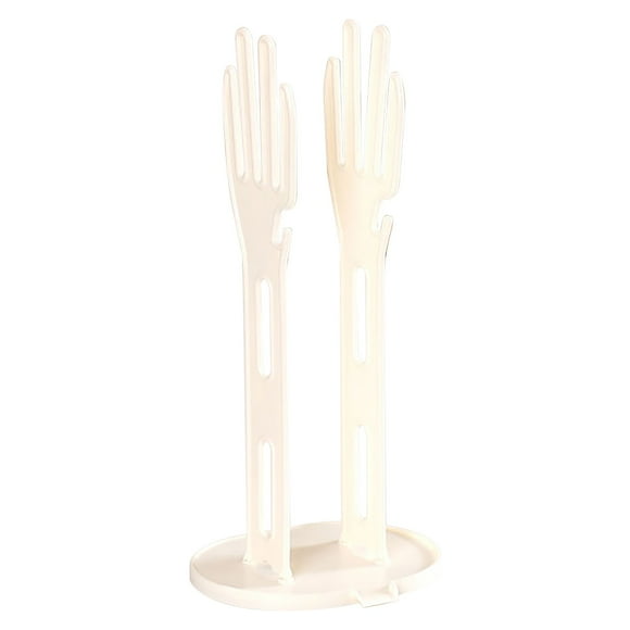 Estante de almacenamiento especial Lisbinx para guantes domésticos con forma de mano, escurridor de guantes, escurridor de guantes extraíble con ventosa