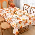 thumbnail image 7 of Sevenstars Fall Tablecloth Pumpkin Thanksgiving Tablecloth Orange Rectangle Table Cover for Dinner Party, 60" x 120", 7 of 7