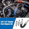 thumbnail image 3 of Unique Bargains 1 Set Car Engine Heater Core Bypass Kit with 5/8' 3/4' Hose for Most Common Heater Hoses, 3 of 7
