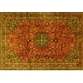 thumbnail image 1 of Ahgly Company Indoor Rectangle Medallion Yellow Traditional Area Rugs, 4' x 6', 1 of 4