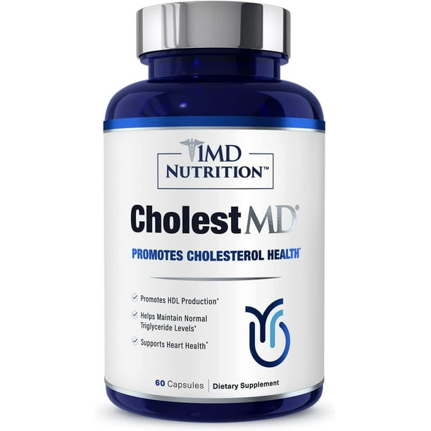 1MD CholestMD Support Healthy Cholesterol Levels, Promote Heart