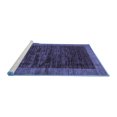 thumbnail image 2 of Ahgly Company Machine Washable Indoor Rectangle Abstract Blue Modern Area Rugs, 5' x 7', 2 of 4