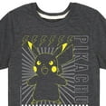 thumbnail image 3 of Pokémon - Pikachu Checkered - Youth Short Sleeve Graphic T- Shirt, 3 of 5