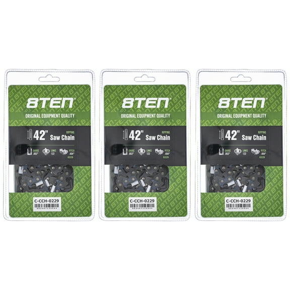 Ripping Chainsaw Chain 42 inch .063 .404 122DL for Stihl 051 075 076 088 3 Pack 810-CCC2441H