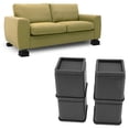 thumbnail image 4 of Stackable Furniture Risers, Rubber Lifts Up Riser Pad Anti Slip Higher Heights Prevent Collision  For Home, 4 of 8