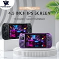 thumbnail image 2 of Consola de videojuegos portátil POWKIDDY X39pro con pantalla IPS de 4,3 pulgadas, compatible con PS1, retro, con mandos con cable, regalos para niños, 2 of 5