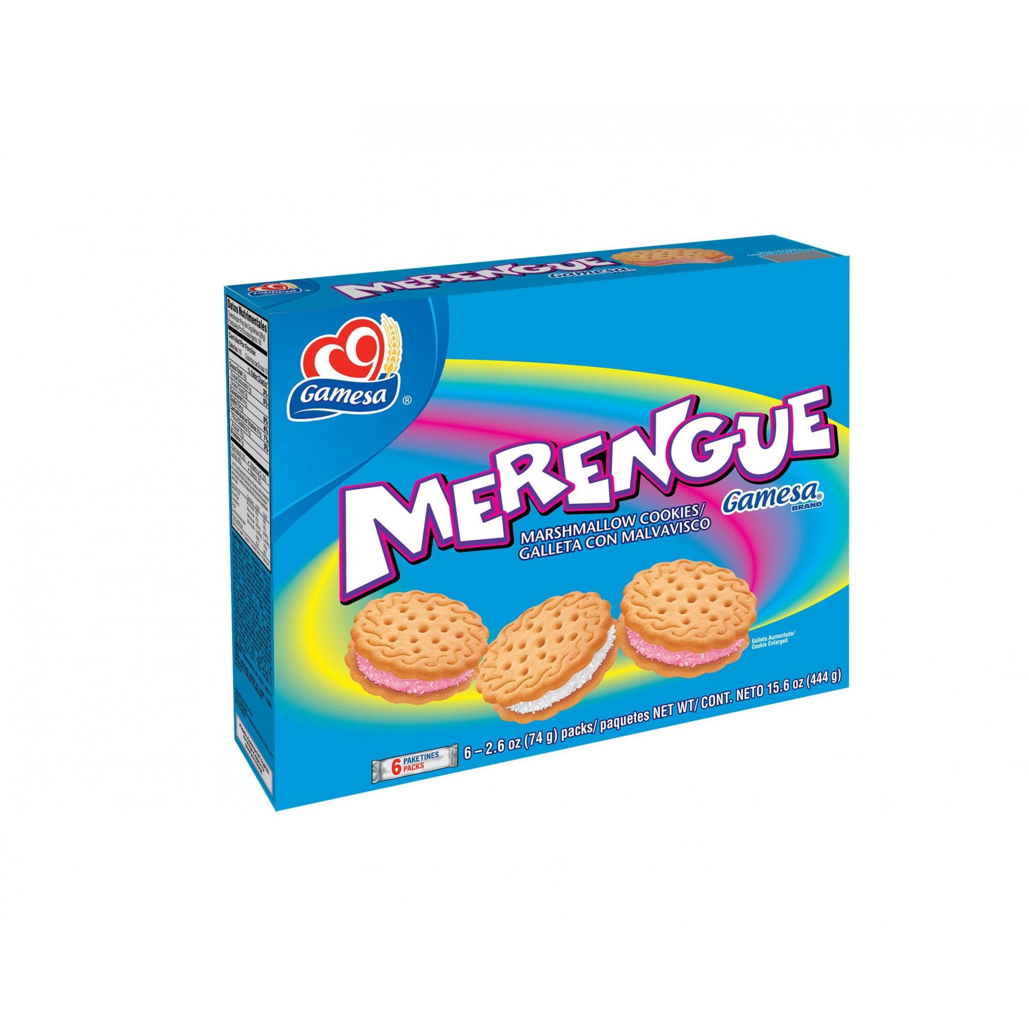Gamesa Merengue Marshmallow Cookies, 2.6 Oz., 6 Count