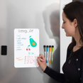 thumbnail image 1 of FZC-12x8 inch - Small White Board - Magnetic whiteboard - Magnetic Dry Erase Board - Fridge whiteboard - Refrigerator whiteboard - White Board for Fridge - Dry Erase Board Magnetic - Magnetic White B, 1 of 4