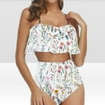 thumbnail image 1 of LSLJS Women's Ruffled Bikini Swimsuit Set, Bikini Sets for Women, 1 of 5
