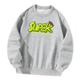 thumbnail image 4 of Sudadera con cuello redondo para hombre y mujer, Jersey, sudadera, ropa deportiva, cuello redondo, sin capucha, Tops holgados para deportes femeninos, , gris, xxl, 4 of 8