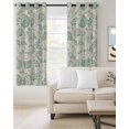 thumbnail image 2 of Green Spring Floral Blackout Curtains, Light Blocking Print Window Curtains, Summer Botanical Vintage Farmhouse Thermal Insulated Window Drapes for Living Room Kitchen Cafe 2 Panels, 104"W x 90"L, 2 of 9