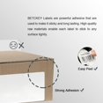 thumbnail image 4 of BETCKEY - Multipurpose Labels Replace for DYMO 30324/30258 (2-1/8" x 2-3/4"), Perforated, Compatible with DYMO Labelwriter 450, 4XL, NOT Fit 550 & 5X, 4 of 8