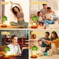thumbnail image 5 of Hyindoor Flower Candle Warmer Lamp with Timer, Vintage Wax Melt Warmer for Scented Wax with 2 GU10 Bulbs, Birthday Gifts for Women, Mom Gifts Idea (Green), 5 of 11