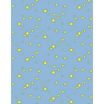 Shooting Stars Removable Vinyl Wallpaper by Barbie - Cornflower