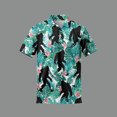 thumbnail image 2 of Funny Golf Shirts for Men Casual Short Sleeve Print Polo Shirt Green S, 2 of 4