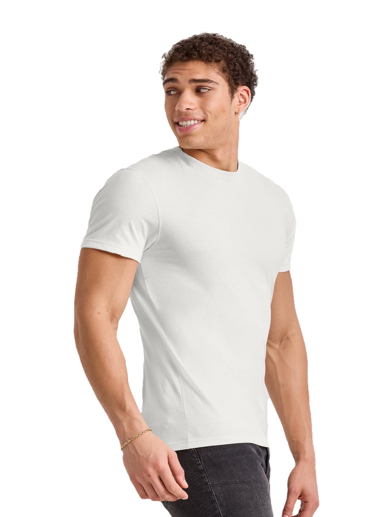 Hanes Originals Men's Cotton Lightweight Short Sleeve T-Shirt, Size S-3XL