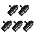 thumbnail image 3 of 5 PCS E26 Pendant Light Socket Bakelite Replacement Lamp Holder With Switch, 3 of 4