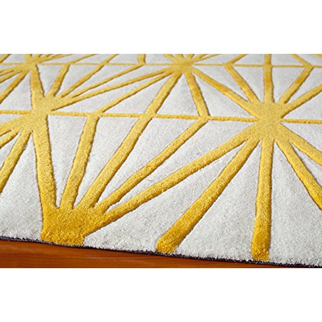 Alfombra contemporánea Momeni Rugs Colección Bliss 2 x 3 Dorado BLISSBS-13GLD2030