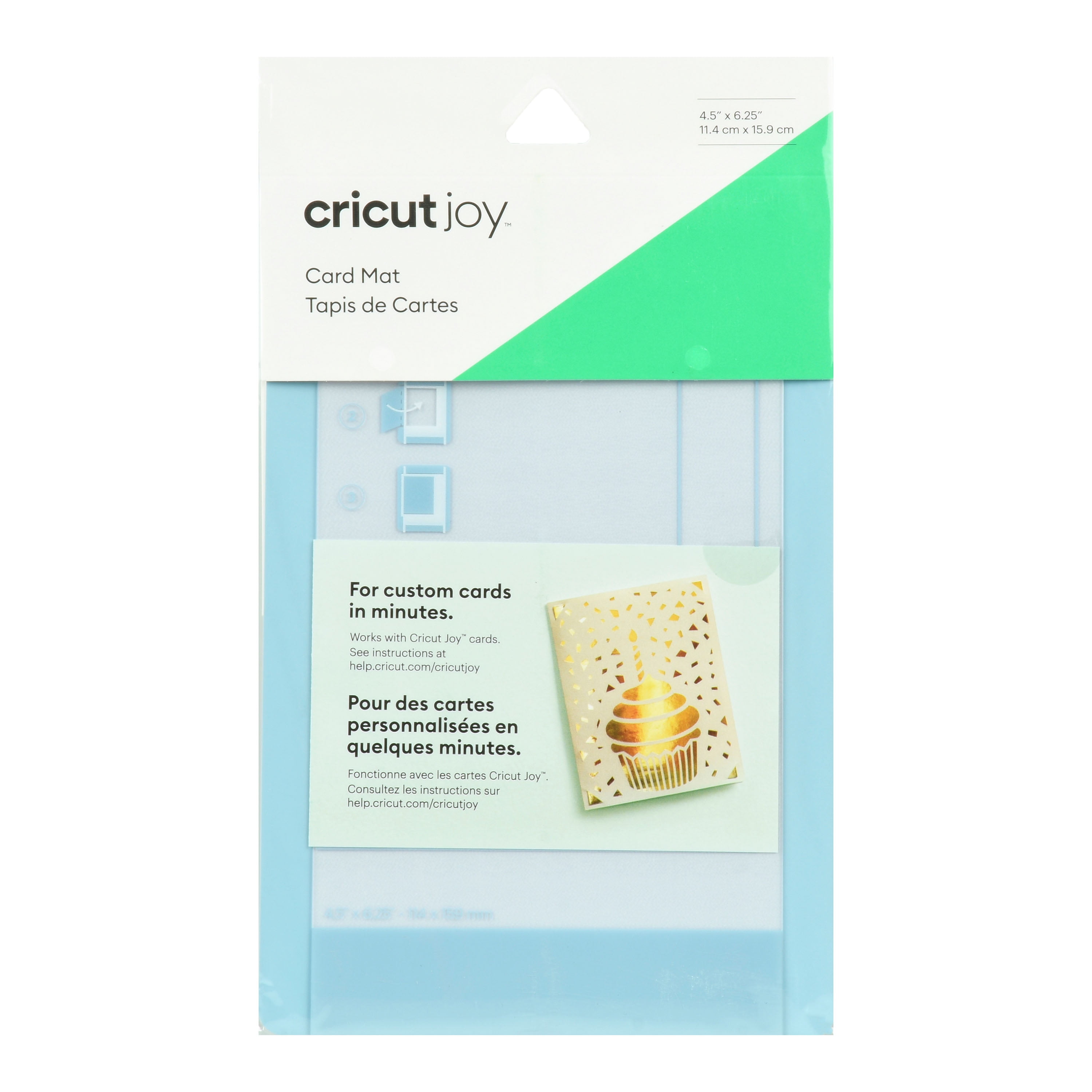 Metallic Gold and Gray Card Bundle Cricut Joy Machine Card and Cutting Mat Bundle