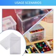 thumbnail image 3 of 10 Pcs Trading Cards Protector Case Acrylic Clear Graded Card Holders with Label Position Hard Card Sleeves, 3 of 7