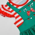 thumbnail image 4 of WEAIXIMIUNG Robes Mignonnes pour l'Été Enfants Filles Mignonnes Imprimés de Dessins Animés Robe de Fête 5-6 Ans, 4 of 9
