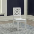 thumbnail image 3 of Bowery Hill Modern / Contemporary Wood Accent Chair in White Finish, 3 of 11