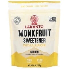 Lakanto, Monkfruit Sweetener with Allulose, Golden, 8 oz (227 g) Pack of 2