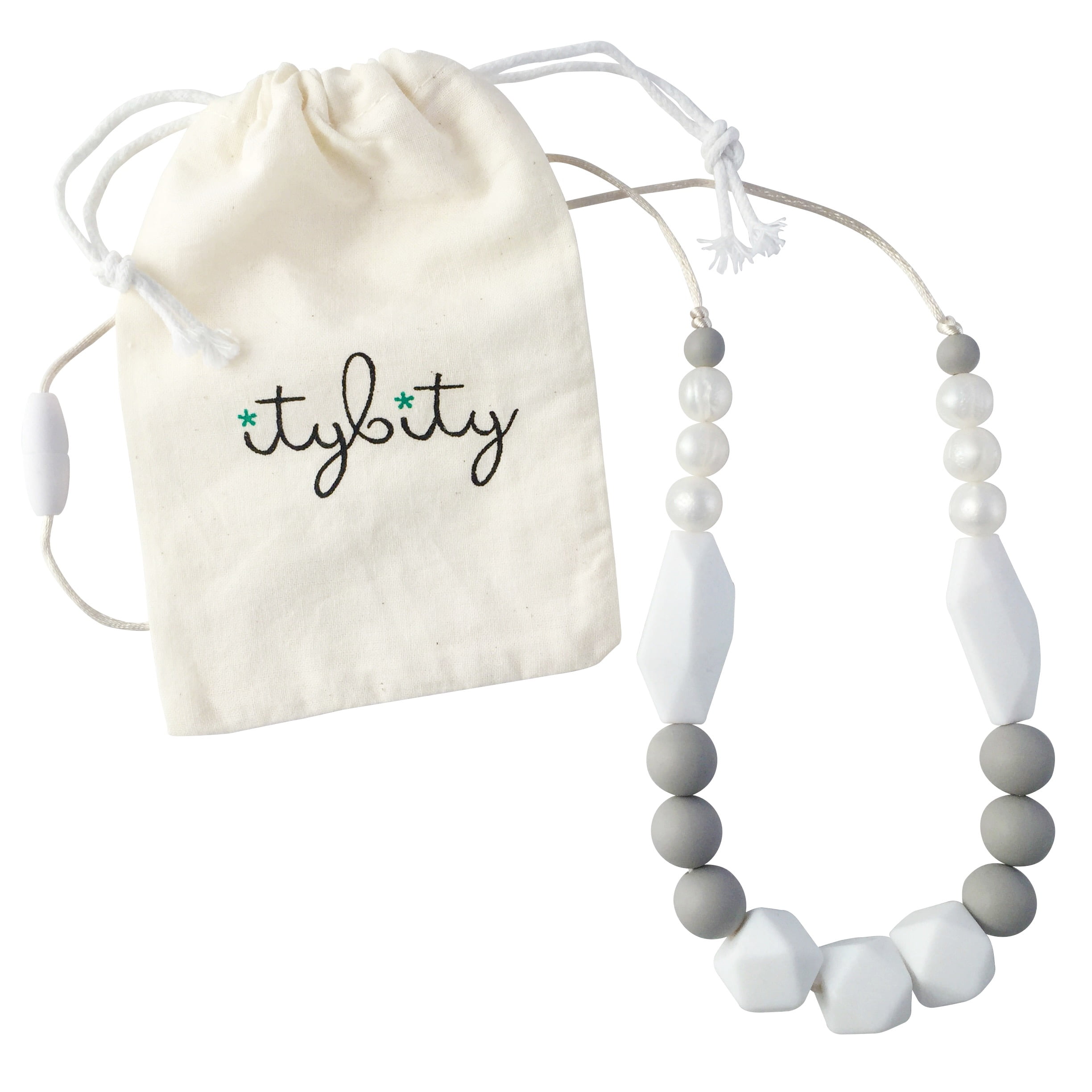 NOVELLA Baby teething necklace for Mom silicone teething beads toys BPA free 