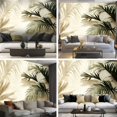 thumbnail image 6 of Peel and Stick Wallpaper Canvas Organic Palm Leaf Composition Serene Setting Modern Art Wall Mural Decor Self Adhesive and Removable 69in x 98in, 6 of 6
