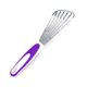 thumbnail image 1 of Matsuzay Espátula de metal Diseño para freír Pala de acero inoxidable Tofu Huevos Carne Pescado Turner ranurado Herramienta para barbacoa Cocina y Comedor Púrpura, 1 of 6