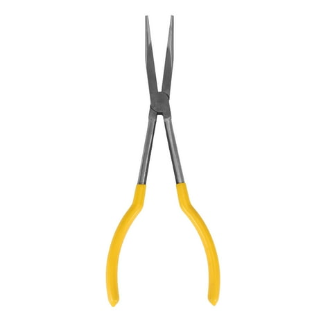 

11 Extra Long Straight Needle Nose Pliers Hand Tool Yellow+Silver