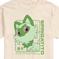 thumbnail image 3 of Pokémon - Sprigatito Stats - Men's Short Sleeve Graphic T-Shirt, 3 of 5