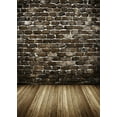thumbnail image 3 of ABPHOTO Polyester Brick wood floor theme 5x7ft Indoor Studio Photography Background Backdrop, 3 of 4
