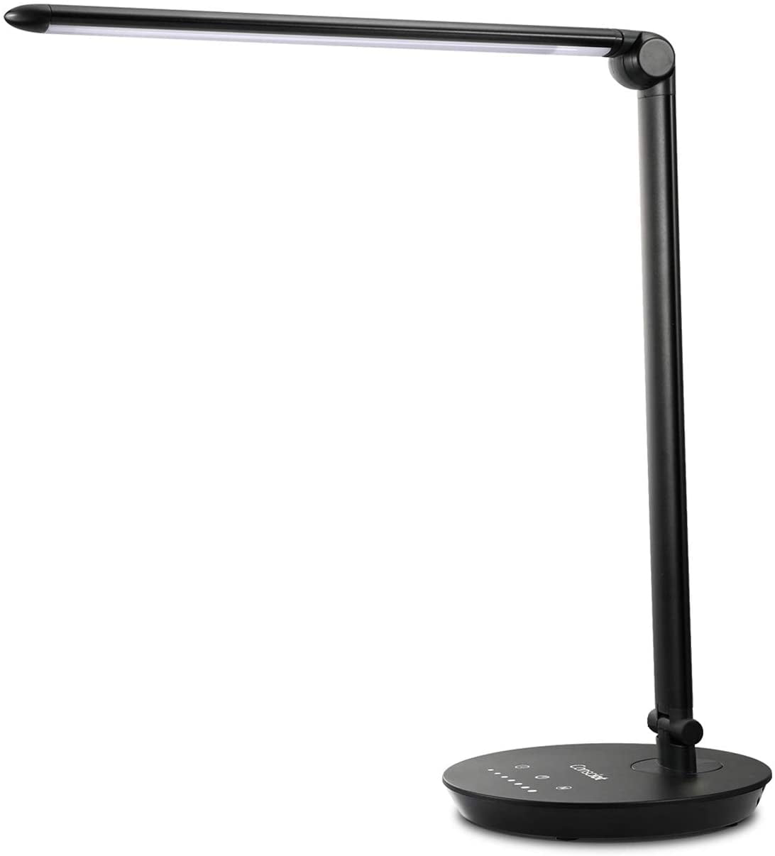 YOUKOYI Dimmable Metal Desk Lamp 3000K//5700K Led Task Lamp with Clamp Lamp Adjustable Table Light with 3 Brightness Levels and Touch Control Office Reading Lamp Study Lamp