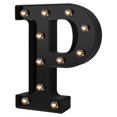 thumbnail image 3 of Newly Design Led Letters Lights 26 Alphabet Black Decorative Marquee Lamps for Wedding Party Birthday Home Bar  M, 3 of 6