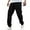 Black, variant on Men's Joggers Cargo Pants Stretch Tapered Running Sweatpants Drawstring Athletic Gym Jogging Workout Pants with Pockets