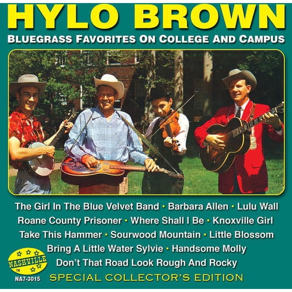 Hylo Brown - Bluegrass Favorites On College and Campus - Country - CD