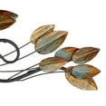 thumbnail image 5 of DecMode Brown Metal Leaf Wall Decor, 5 of 9