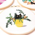 thumbnail image 2 of BUYISI European Floral Cross Stitch Kit For Embroidery Beginners Complete Set A, 2 of 5