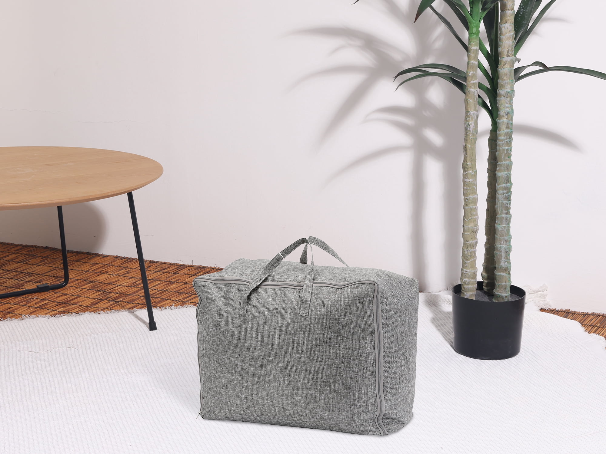 Unique Bargains 1 Pack Clothes Storage Bags Moving Bags Grey 23*11*18in