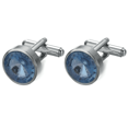 thumbnail image 3 of Yoursfs Stylish Crystal Cufflinks Round Cufflinks for Men Wedding Formal Cufflinks Gift, 3 of 6