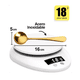 thumbnail image 2 of Cucharas De Café Acero Inoxidable 20 pzs, plata/dorado, 2 of 5