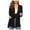 Black, variant on Frostluinai Lightweight Summer Cardigan Womens Open Front Lounge Cardigan Long Sleeve Stretchy Jacket Soft Comzy Outerwear Tops with Pocket